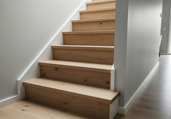 Trap bekleed met PVC